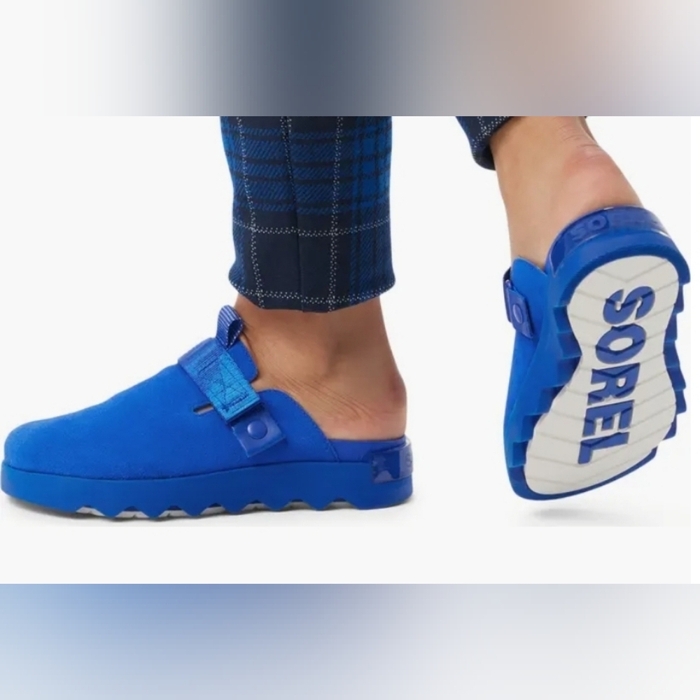 Sorel Blue Mules Comfortable Clogs